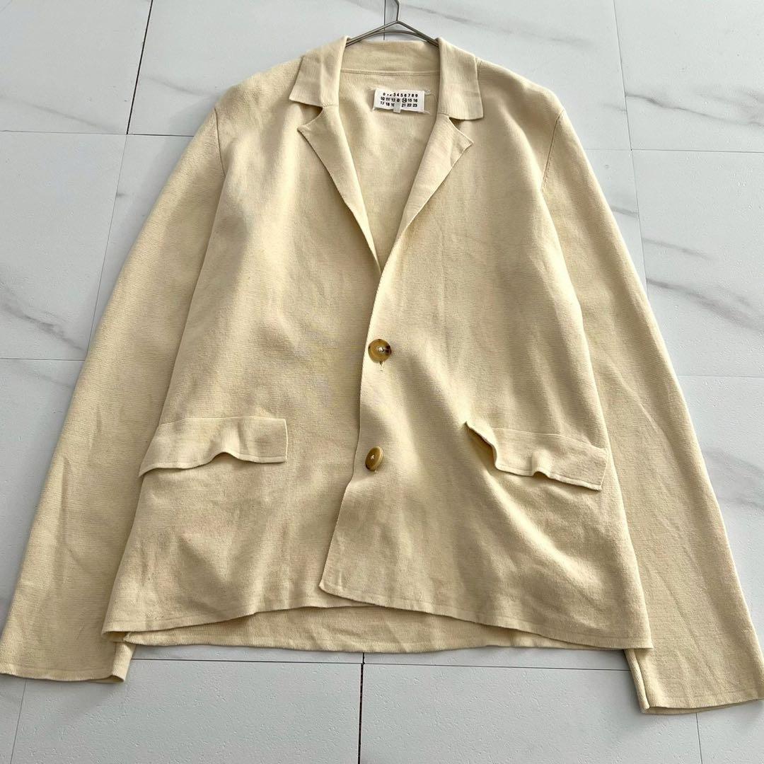 MAISON MARTIN MARGIELA Wool Cotton Knit Jacket Size M