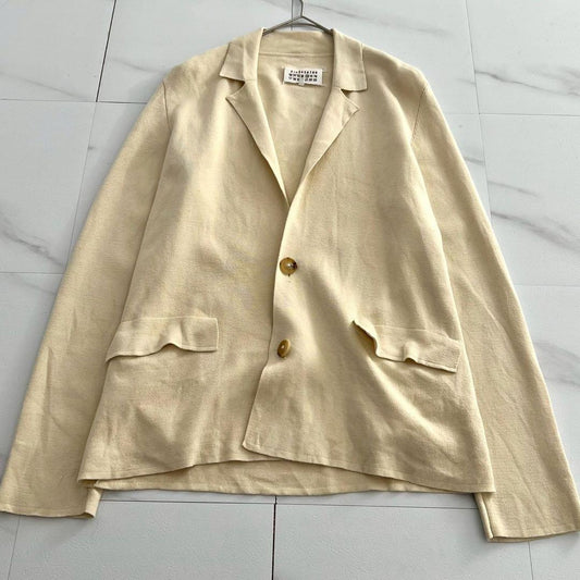 MAISON MARTIN MARGIELA Wool Cotton Knit Jacket Size M
