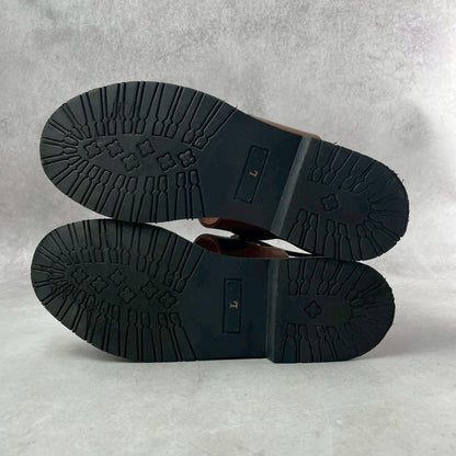 ISSEY MIYAKE MEN Leather Sandals Brown Size L