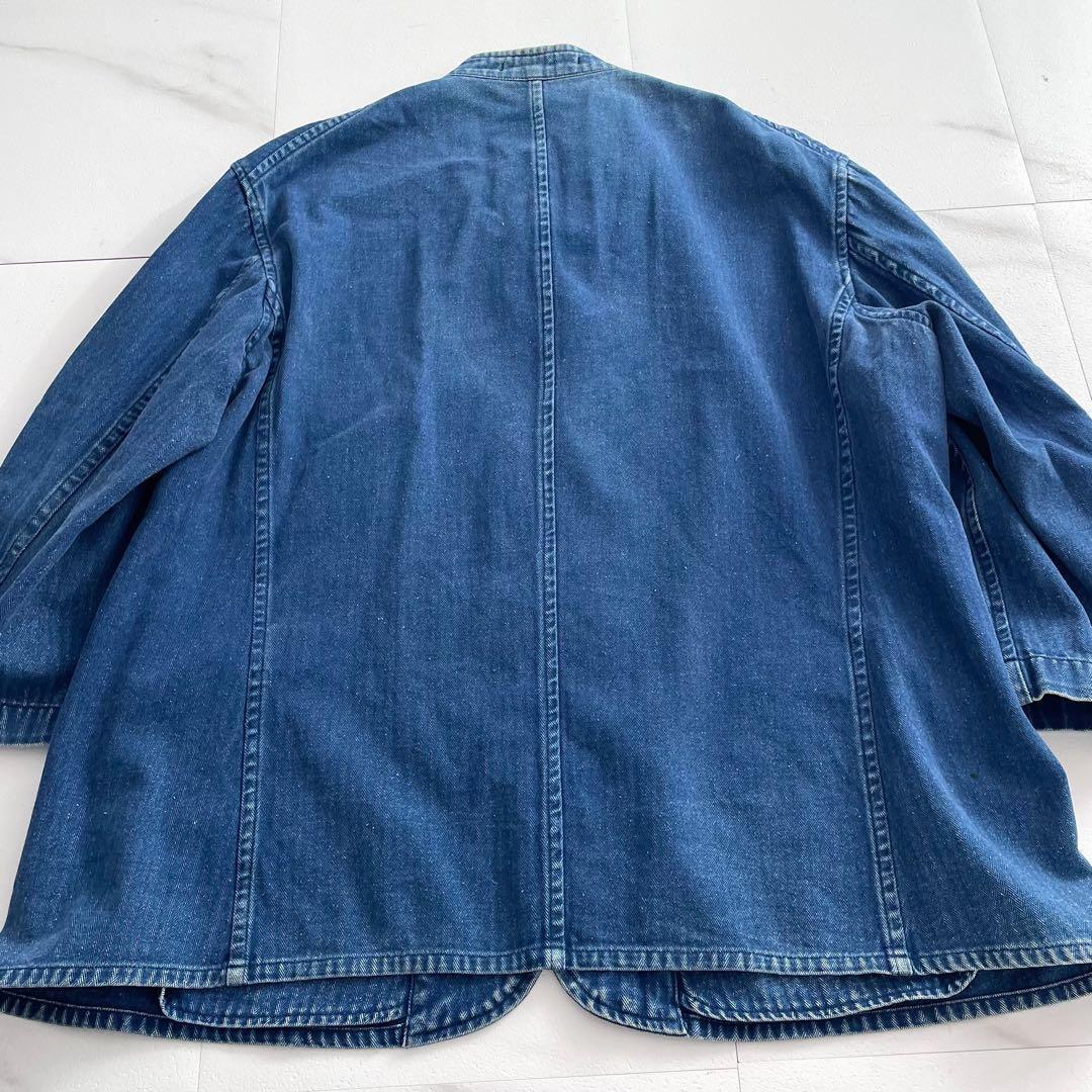 Yohji Yamamoto POUR HOMME 99SS Stand Jacket Blue Size L
