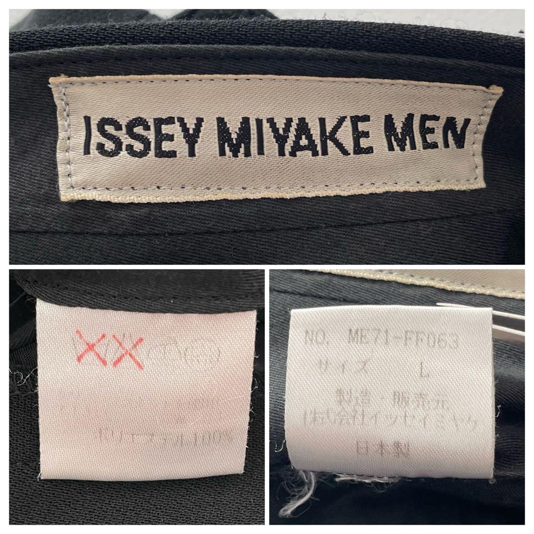 ISSEY MIYAKE MEN 97SS Tapered Polyester Slacks Black Size L