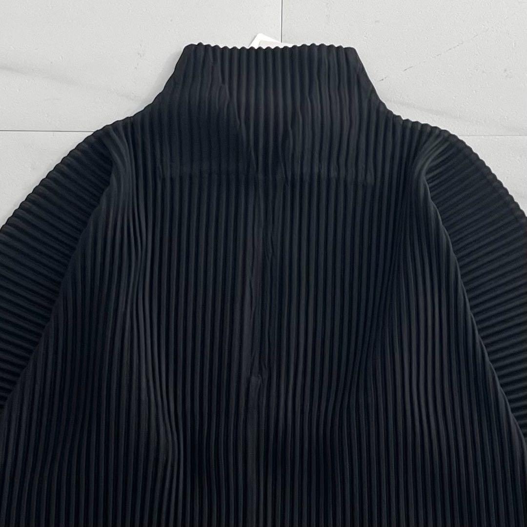 HOMME PLISSE ISSEY MIYAKE 25AW Pleated Half-Zip Black Size L