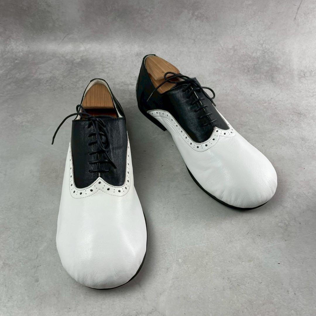 COMME des GARCONS HOMME PLUS 23SS Bi-Color Leather Shoes