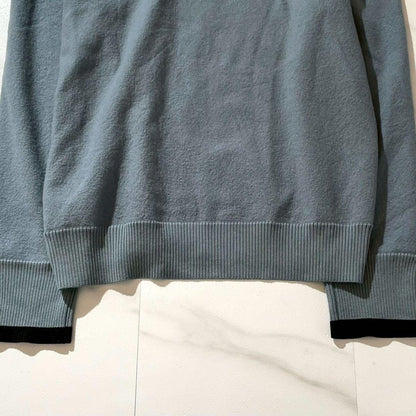 MAISON MARGIELA Wool Drivers Knit Zip-Up Blue Size XL
