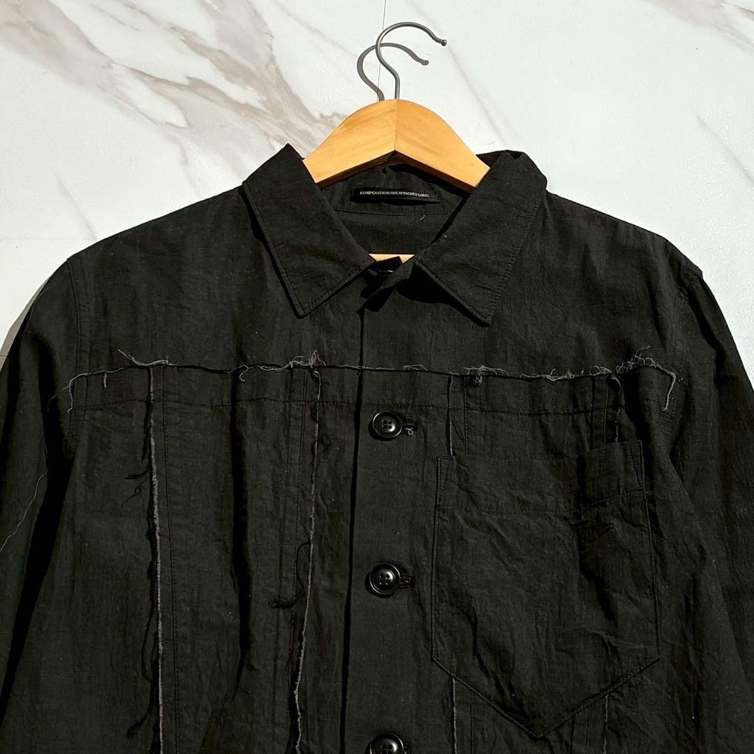 Y's 24AW Organic Denim/Linen Jacket Black Size L