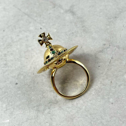Vivienne Westwood Orb Poison Ring Gold Size ONE SIZE
