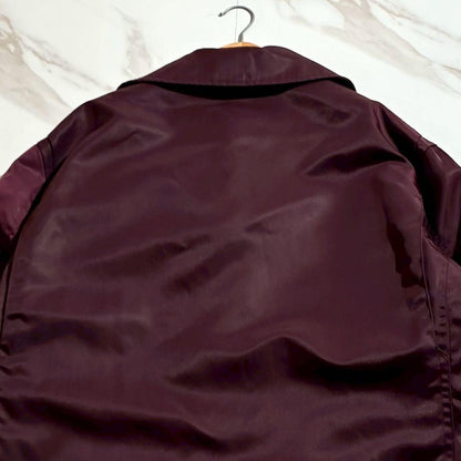 Y's for men 90s Oversized Quilted Nylon Jacket Red Size L