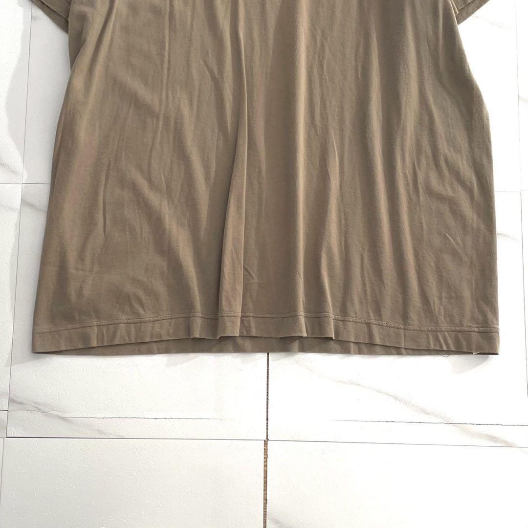 ISSEY MIYAKE MEN 00SS Oversized Cotton T-shirt Brown Size XL