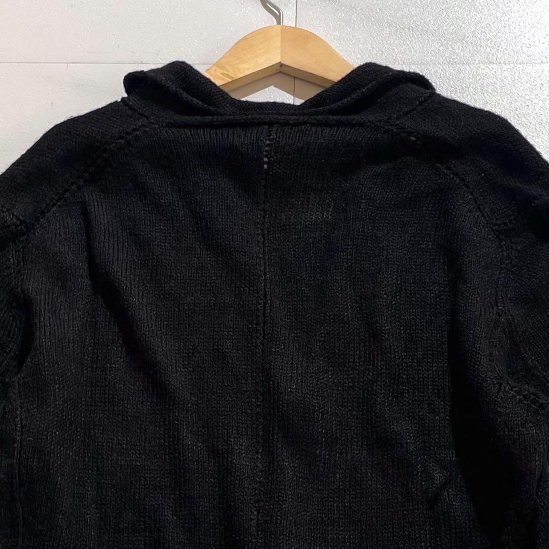 Yohji Yamamoto POUR HOMME Knit Tailored Jacket Black Size L
