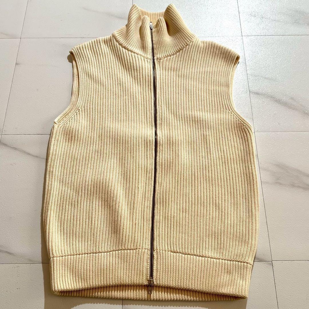 MARTIN MARGIELA 07SS Driver's Knit Vest White Size M