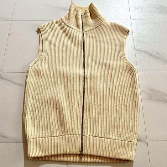 MARTIN MARGIELA 07SS Driver's Knit Vest White Size M