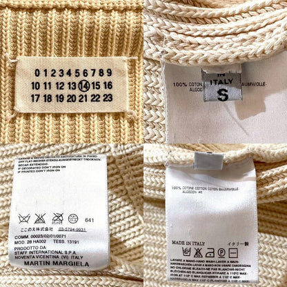 MARTIN MARGIELA 07SS Driver's Knit Vest White Size M