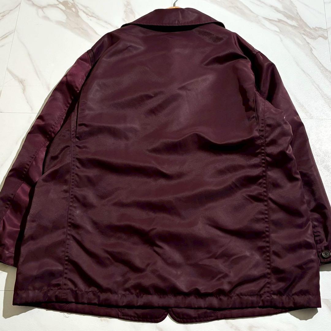 Y's for men 90s Oversized Quilted Nylon Jacket Red Size L