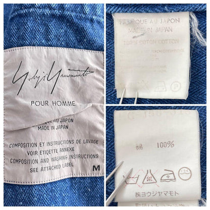 Yohji Yamamoto POUR HOMME 99SS Stand Jacket Blue Size L