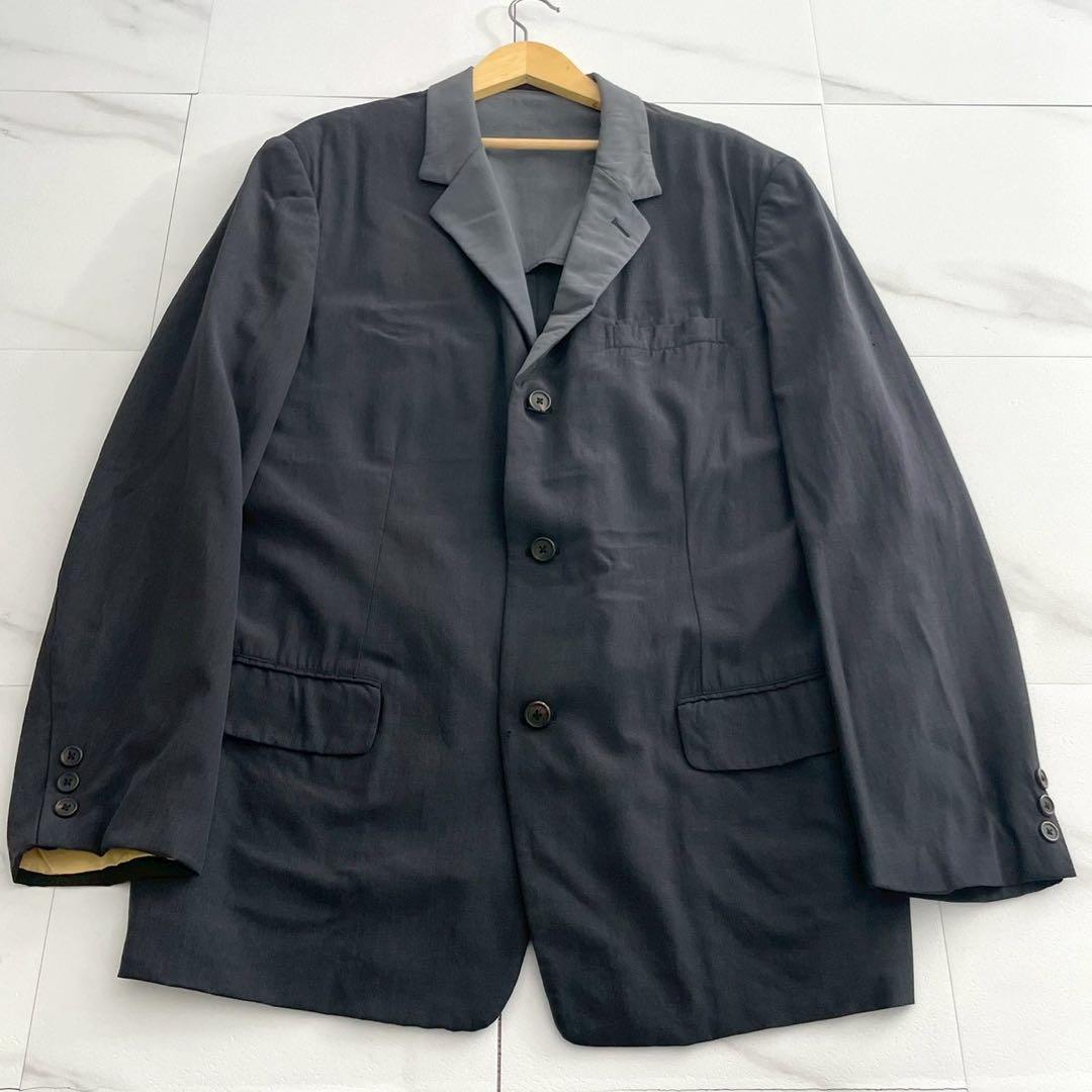 Y's for men Panel Wool Tailored Jacket Black Size XL