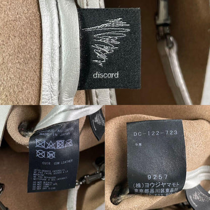 Discord Yohji Yamamoto 2-Way Leather Shoulder Size ONE SIZE