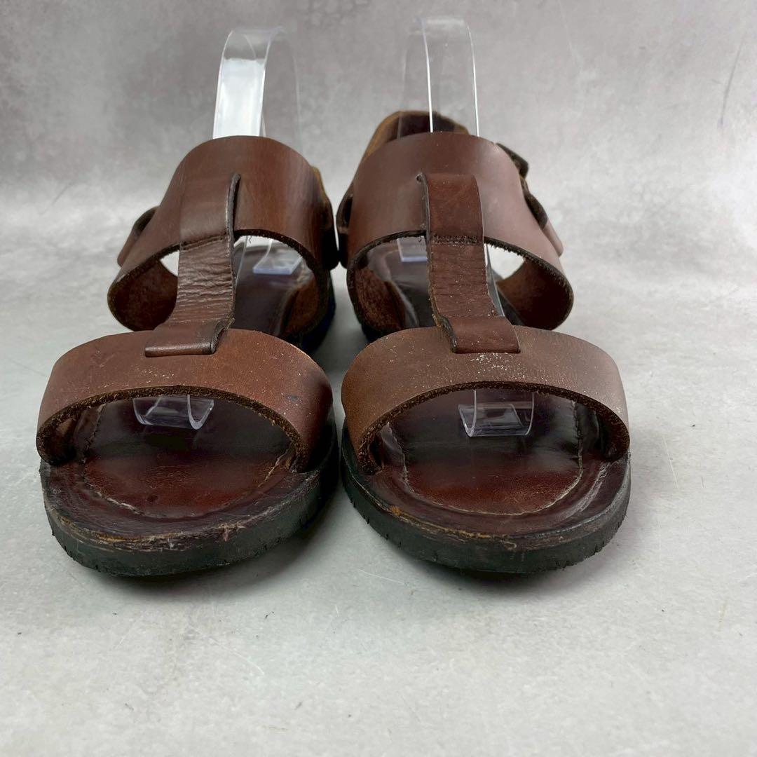 ISSEY MIYAKE MEN Leather Sandals Brown Size L