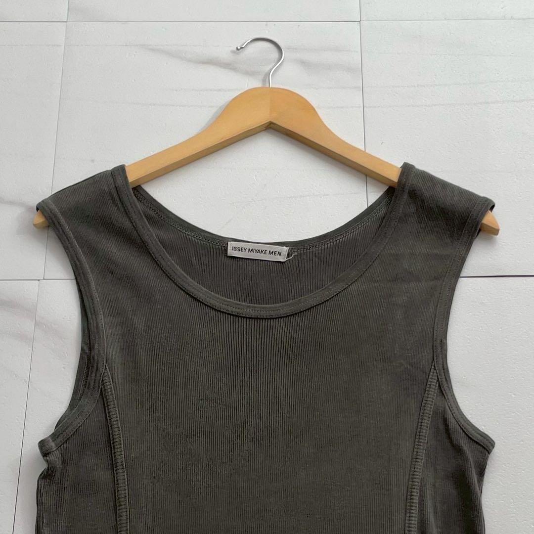 ISSEY MIYAKE MEN 00SS Cotton Sleeveless Tank Top Size L