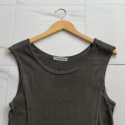 ISSEY MIYAKE MEN 00SS Cotton Sleeveless Tank Top Size L