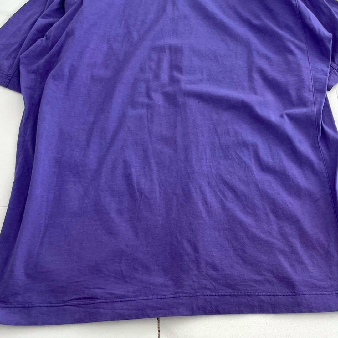 ISSEY MIYAKE MEN 80s Vintage Open Collar Shirt Purple Size L
