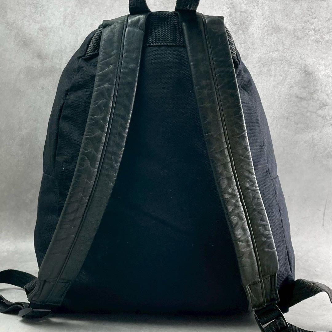 COMME des GARCONS Nylon Leather Pack Black Size ONE SIZE