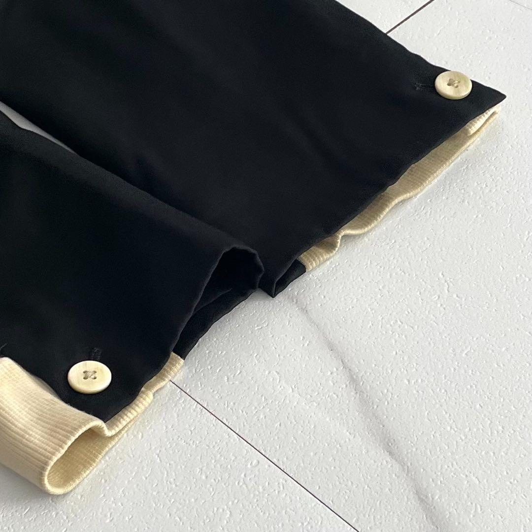 Yohji Yamamoto POUR HOMME 09AW Bicolor Blazer Black Size XL