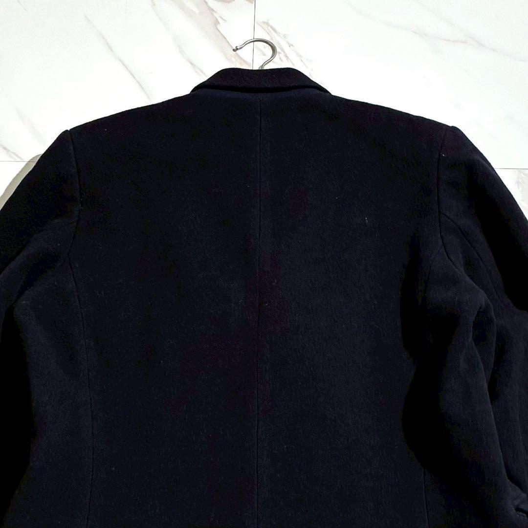 Y's for men 80s Double Chester Coat Wool Nylon Navy Size L