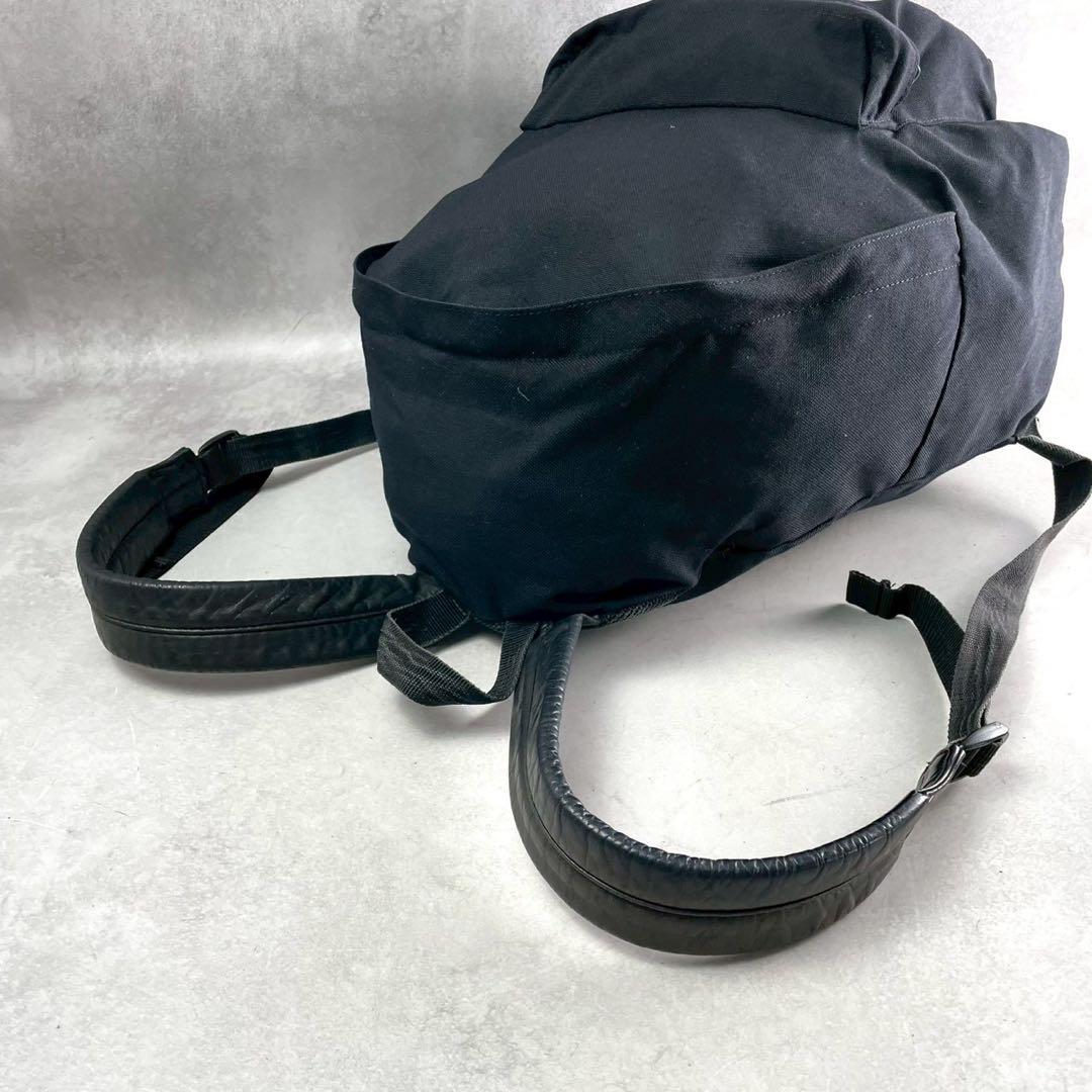 COMME des GARCONS Nylon Leather Pack Black Size ONE SIZE