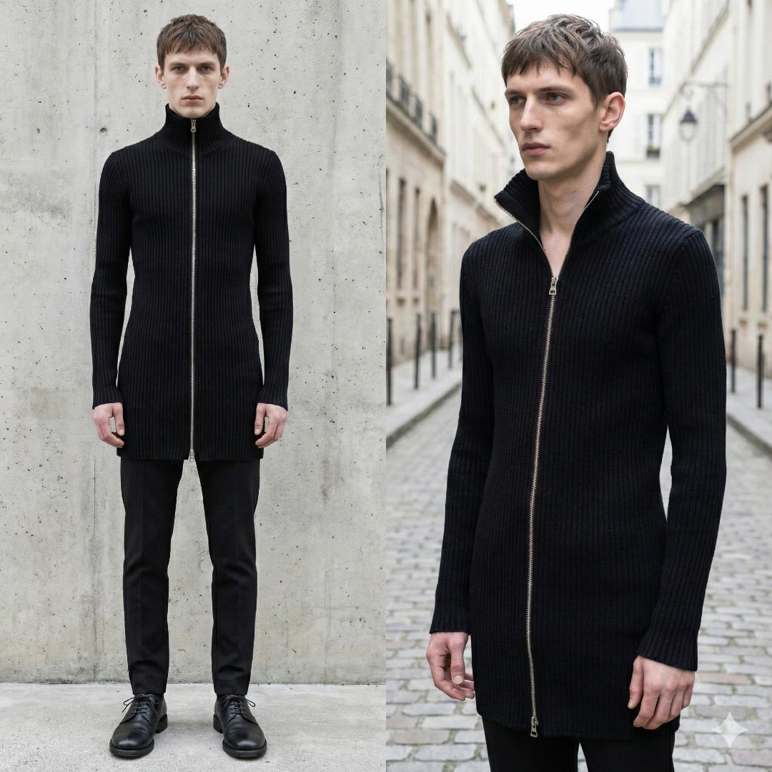 Yohji Yamamoto POUR HOMME 97AW Double Zip Drivers Size M
