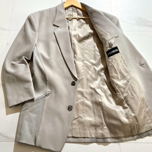 ISSEY MIYAKE MEN 93SS Vintage Mixed Panel Tailored Size L