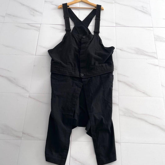 Yohji Yamamoto POUR HOMME 17AW 2-Way Cotton Overalls Size 34