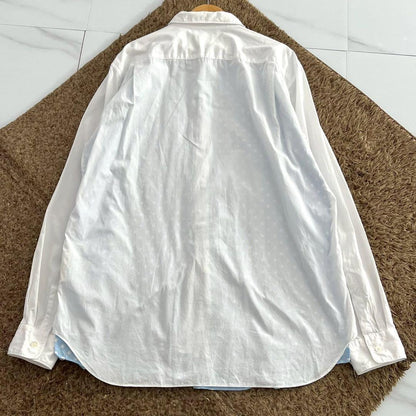 COMME des GARCONS HOMME PLUS 18SS Layered Shirt White Size L