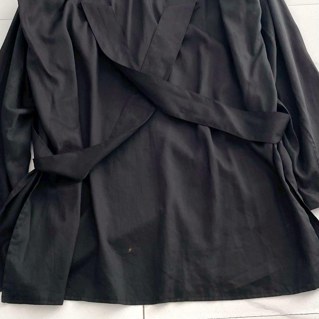 Yohji Yamamoto PH 19SS Suspender Long Cotton Shirt Size XL