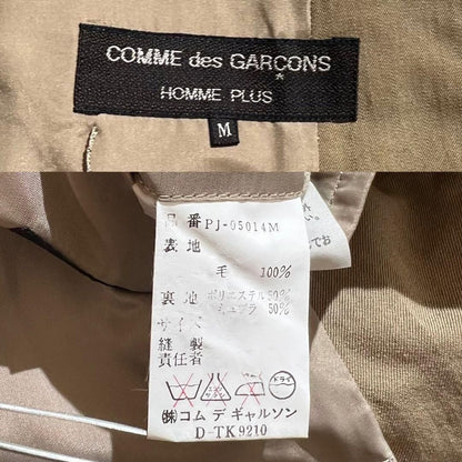 CDG HOMME PLUS 80s Vintage Wool Double-Breasted Jkt Size L