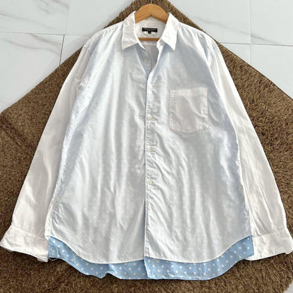 COMME des GARCONS HOMME PLUS 18SS Layered Shirt White Size L
