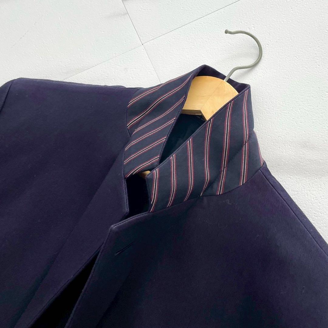 Yohji Yamamoto PH 12SS Gold Button Cotton Blazer Navy Size L