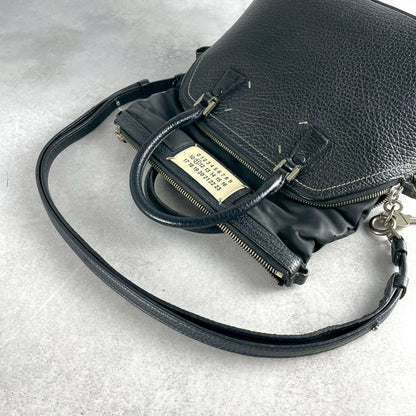 MAISON MARGIELA 5AC Small Leather Bag Black Size ONE SIZE