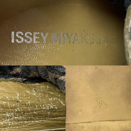 ISSEY MIYAKE MEN Archive Floral Suede Loafers Green