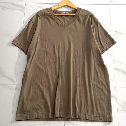 ISSEY MIYAKE MEN 00SS Oversized Cotton T-shirt Brown Size XL