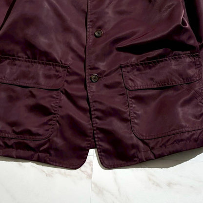 Y's for men 90s Oversized Quilted Nylon Jacket Red Size L