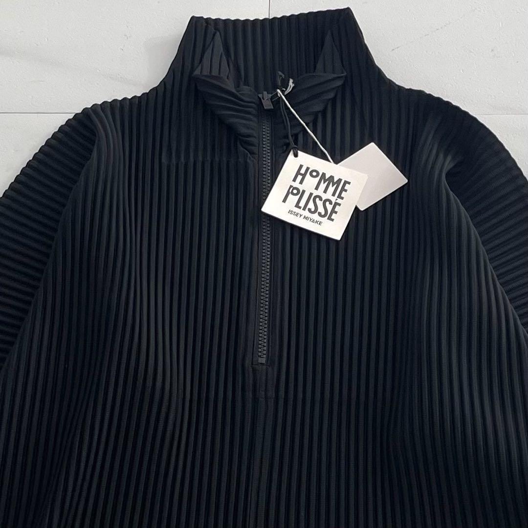 HOMME PLISSE ISSEY MIYAKE 25AW Pleated Half-Zip Size L
