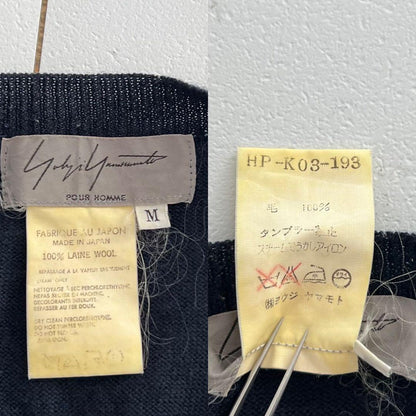 Yohji Yamamoto POUR HOMME 93AW Wool Henley Knit Size M