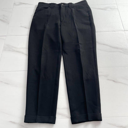 ISSEY MIYAKE MEN 97SS Tapered Polyester Slacks Black Size L