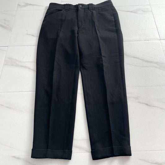 ISSEY MIYAKE MEN 97SS Tapered Polyester Slacks Black Size L
