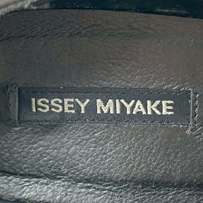 ISSEY MIYAKE MEN 90s Vintage Braided Leather Slip-On Black