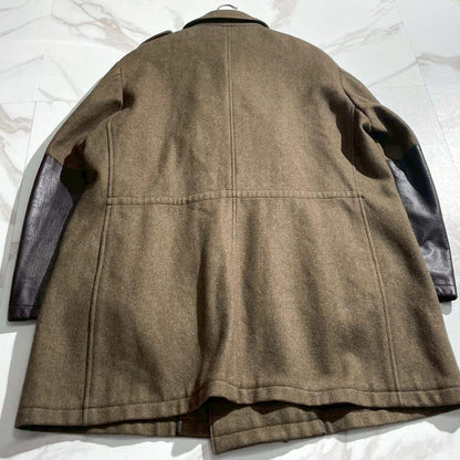 Y's for men 90s Oversized Napoleon Coat Khaki Size L