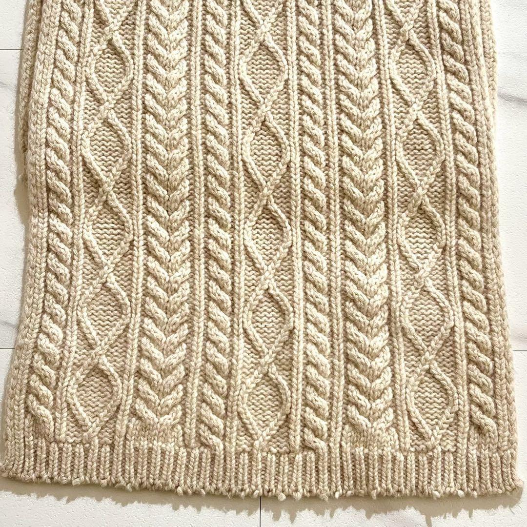 MAISON MARGIELA 20AW Wool Mohair Cable Knit Vest Size L