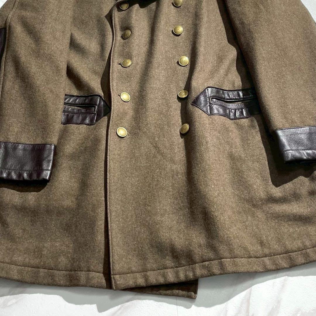 Y's for men 90s Oversized Napoleon Coat Khaki Size L