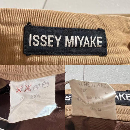ISSEY MIYAKE MEN 95SS Selvedge Cotton Suit Set Beige Size L