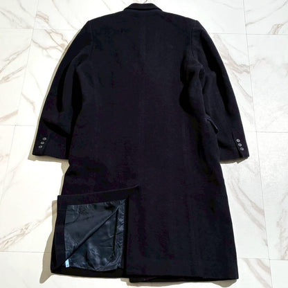Y's for men 80s Double Chester Coat Wool Nylon Navy Size L
